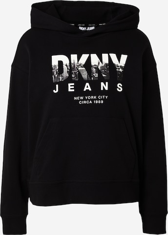 DKNY Mikina – černá: přední strana