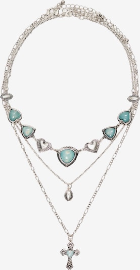 Bershka Lančić u smaragdno zelena / srebro, Pregled proizvoda