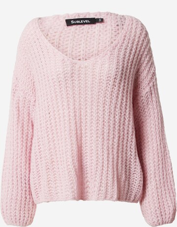 Sublevel Pullover in Pink: predná strana