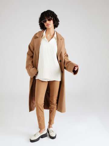 Coupe slim Pantalon Max Mara Leisure en marron