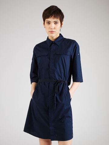 Robe-chemise G-Star RAW en bleu : devant