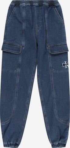 Calvin Klein Jeans Tapered Jeans in Blue: front