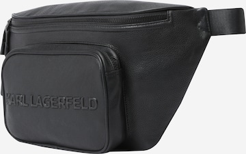 Karl Lagerfeld - Bolsa de cintura em preto: frente