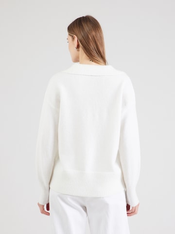 PIECES Pulover | bela barva