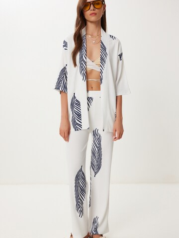 Happiness İstanbul Spodnie do garnituru w kolorze beżowy: przód