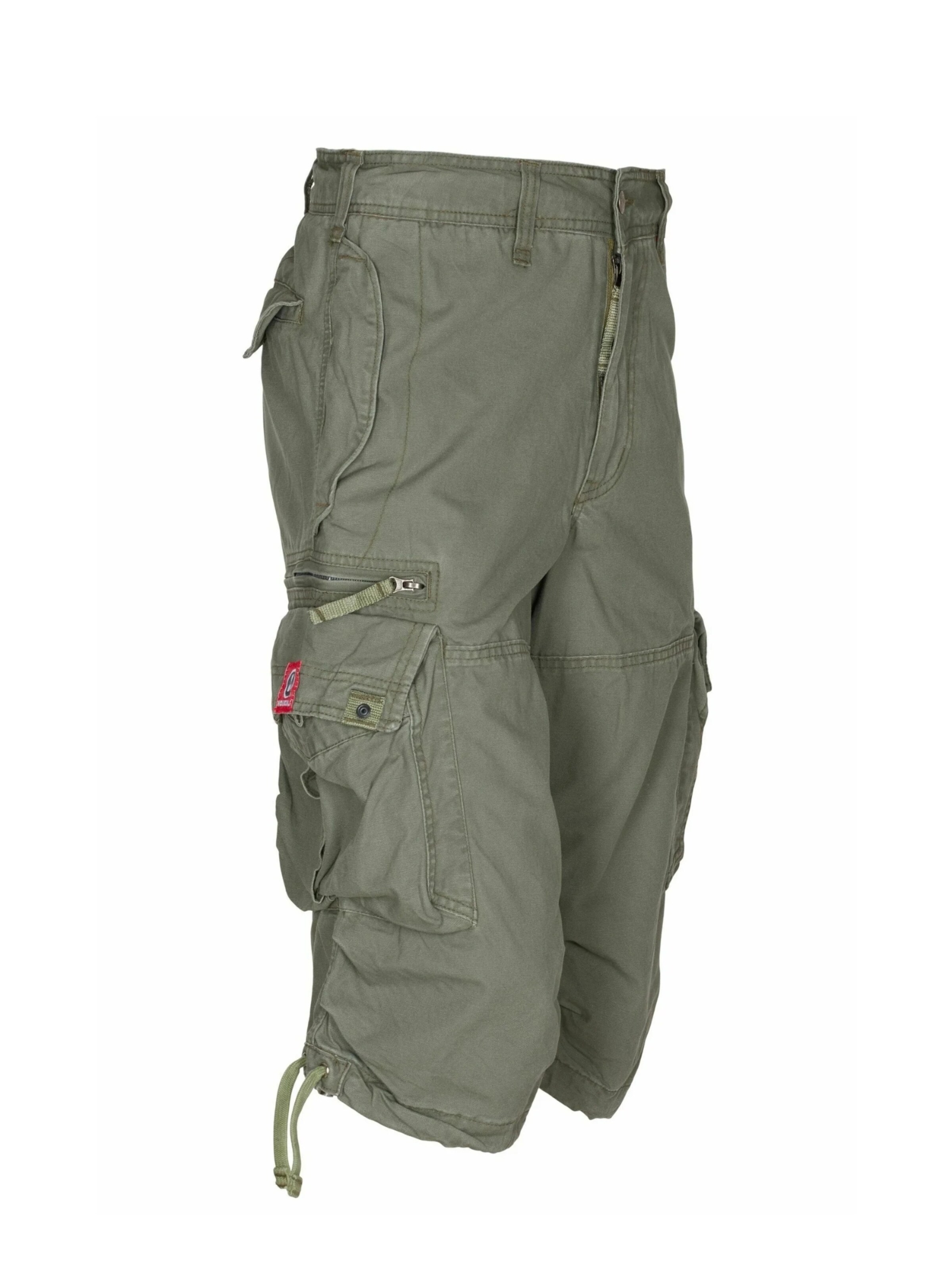 Molecule Loosefit Cargobroek 'BAGGY' in Groen