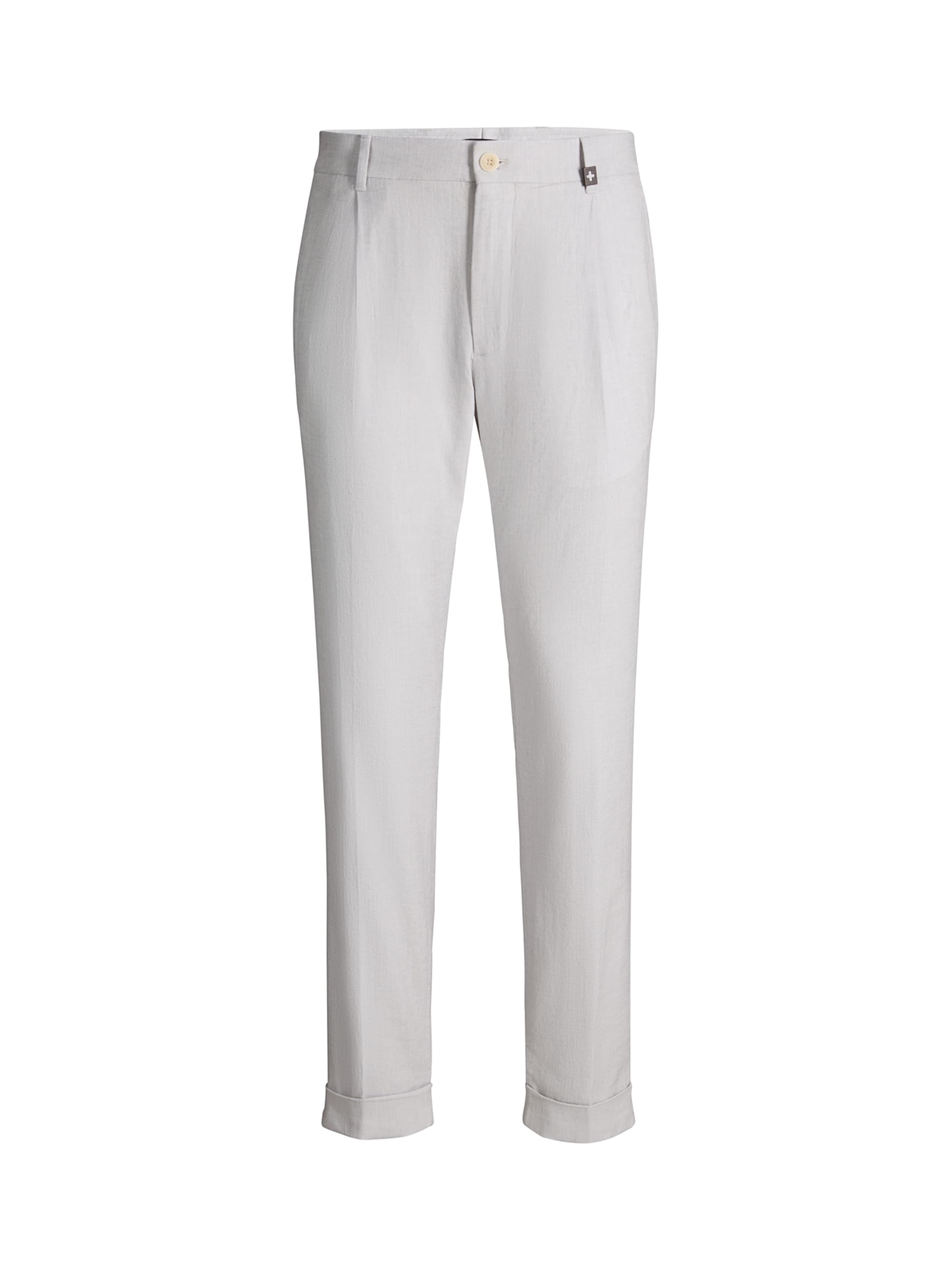 Regular Pantalon à pince 'Louis' STRELLSON en argent : devant