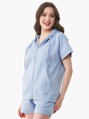 Organication Sweatjacke in Blau