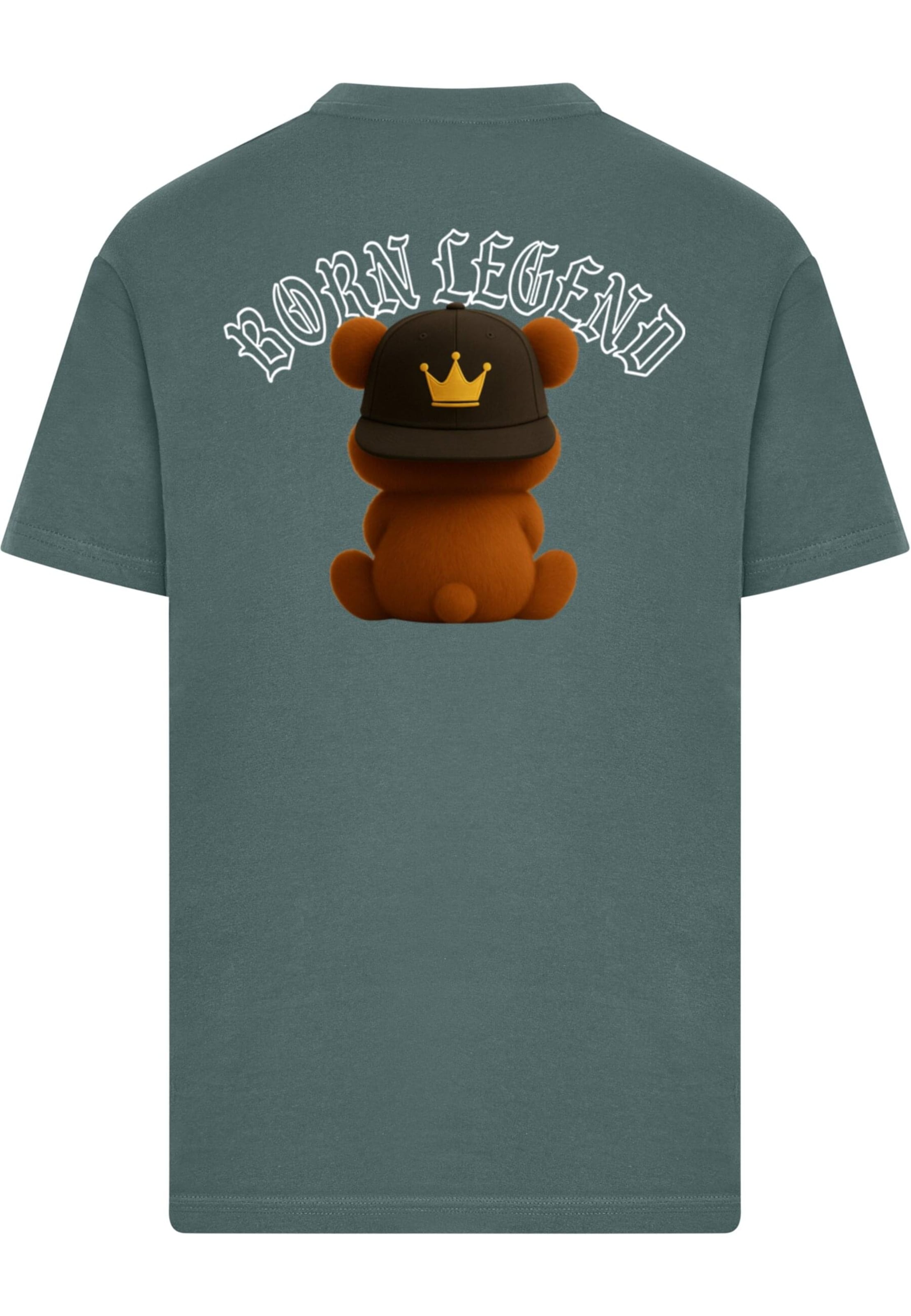 Mister Tee Tričko 'Brooklyn Born Legend' – zelená