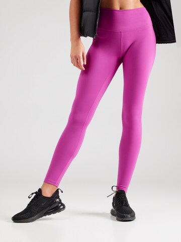 NIKE Skinny Sports trousers 'ONE' in Pink: front