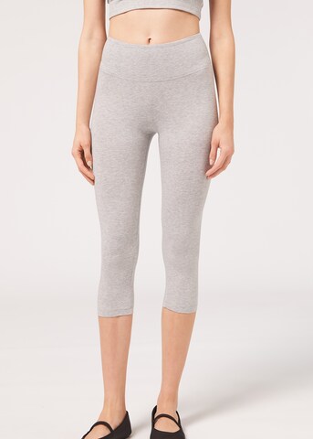 CALZEDONIA Skinny Leggings in Grau: Vorderseite