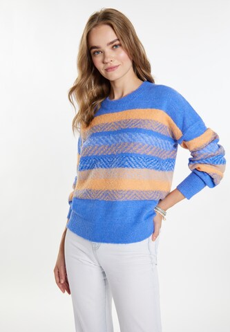 IZIA Sweater 'Eyota' in Blue: front