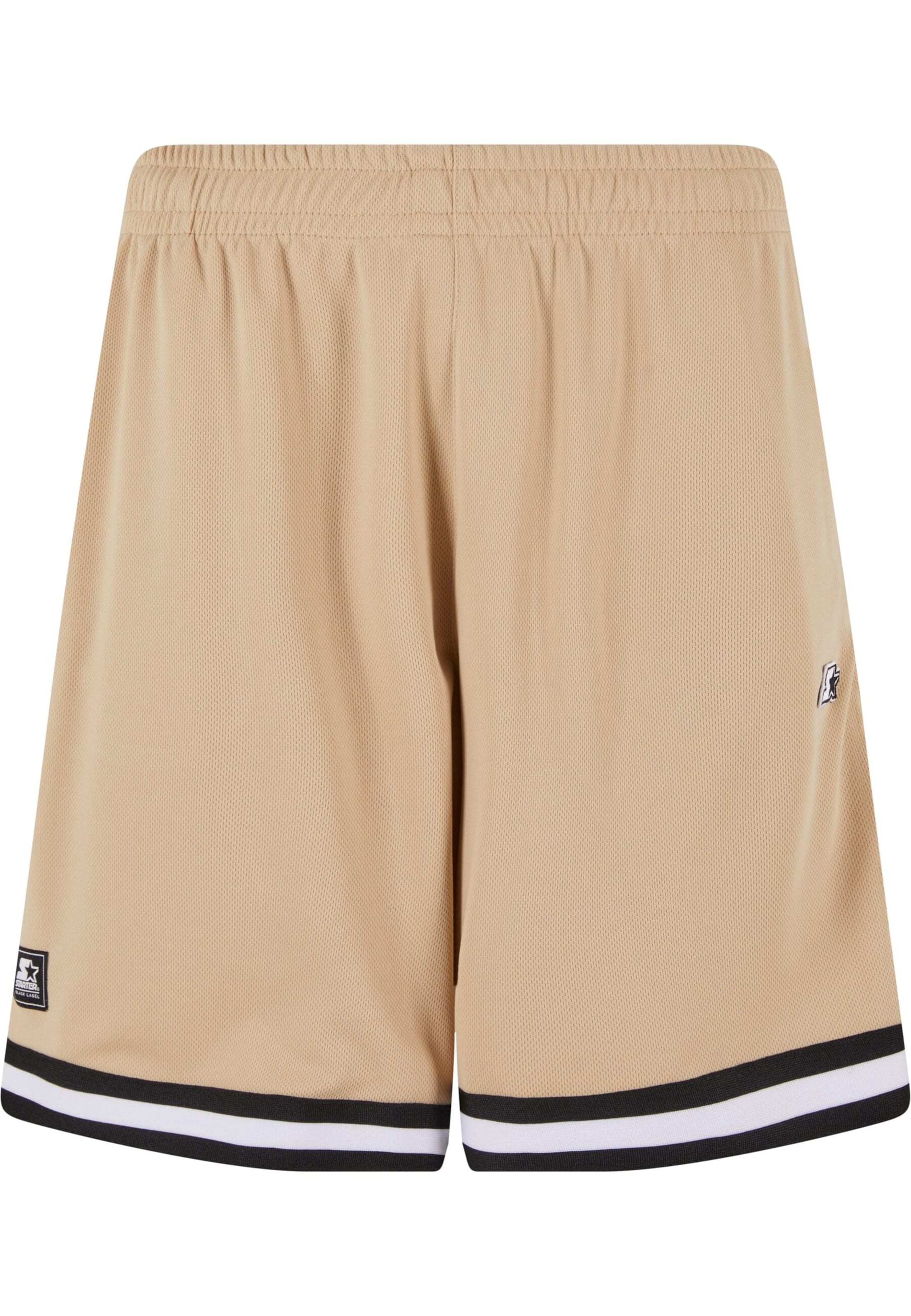 Starter Black Label Broek in Beige: voorkant