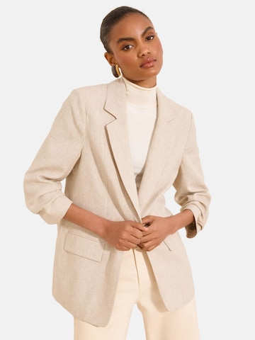 Lipsy - Blazer en beige: frente