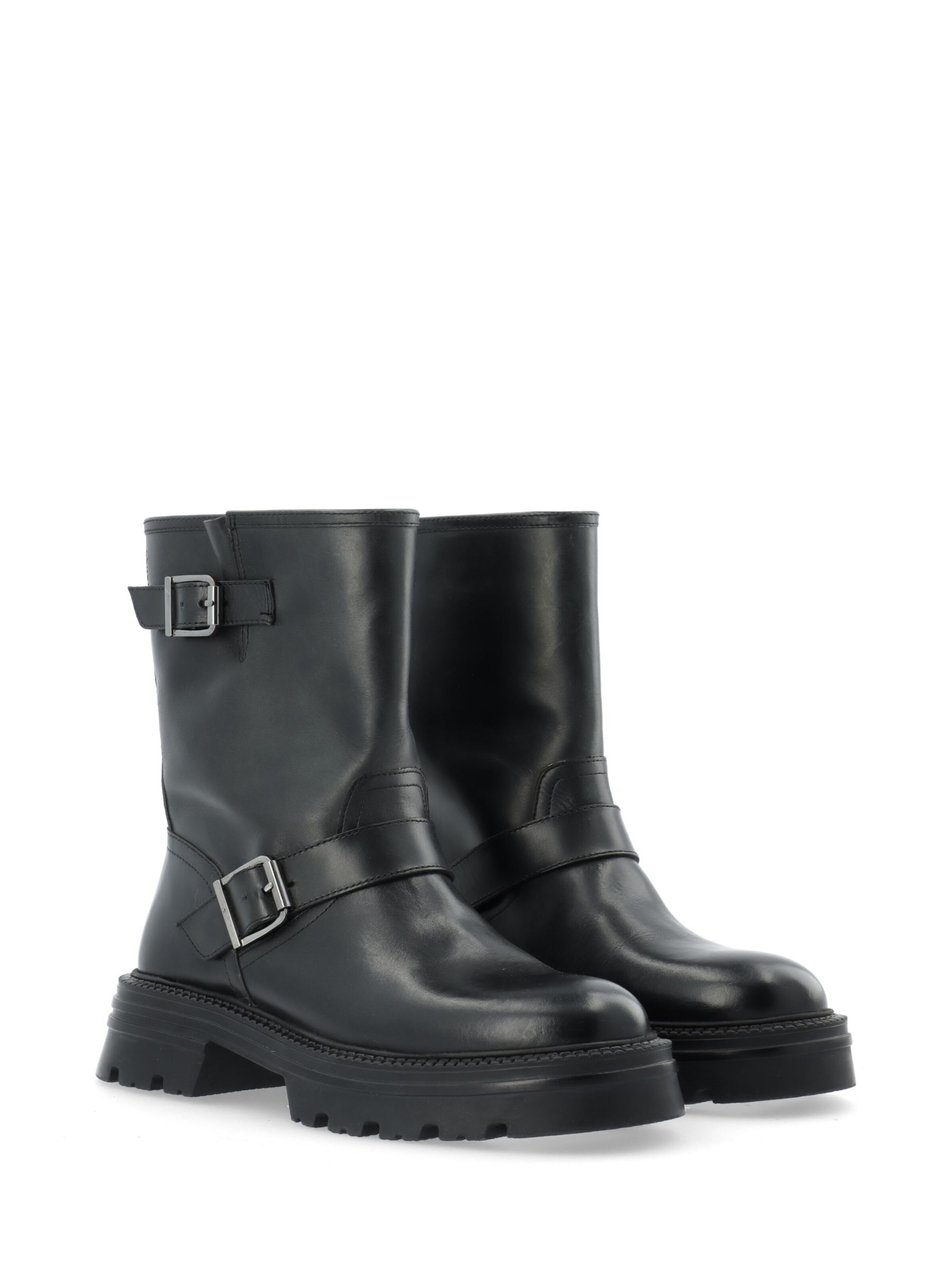 Bianco Enkellaarsjes in Zwart