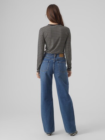 VERO MODA Wide Leg Jeans 'RACHEL' i blå