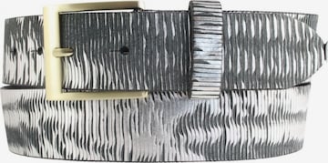 BELTINGER Gürtel 'Genova' in Silber: Vorderseite