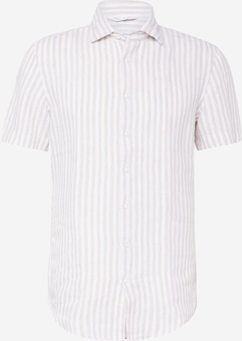 SEIDENSTICKER Regular fit Skjorta 'New Kent' i beige: framsida