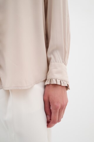 Chemisier 'VidenzoIW' InWear en beige