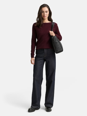TOM TAILOR Sweater in Red