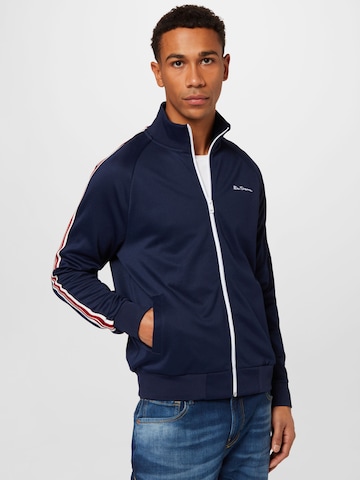 Ben Sherman Sweatjacke in Blau: predná strana