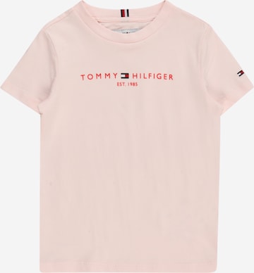 T-Shirt 'ESSENTIAL' TOMMY HILFIGER en rose : devant