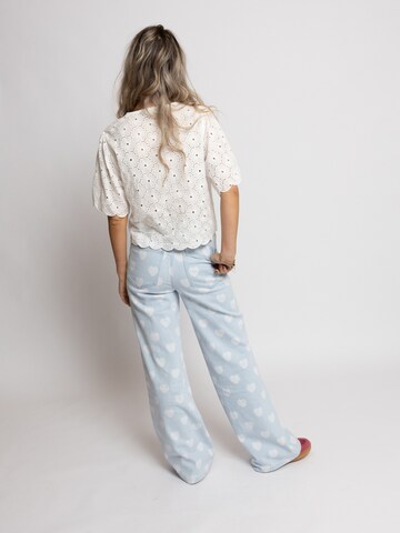 Wide Leg Jean Looxs Revolution en bleu