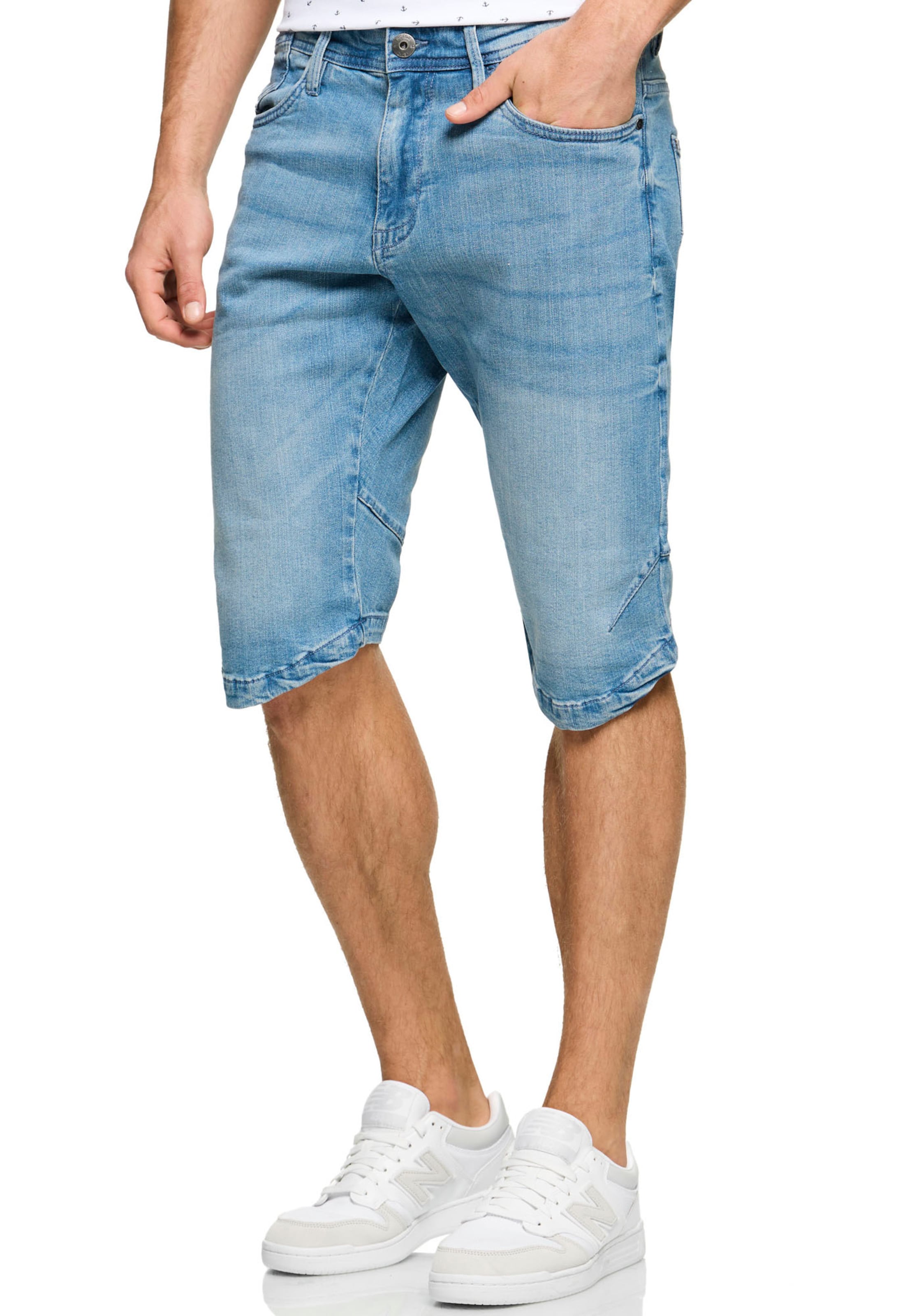 INDICODE JEANS Normální Džíny – modrá