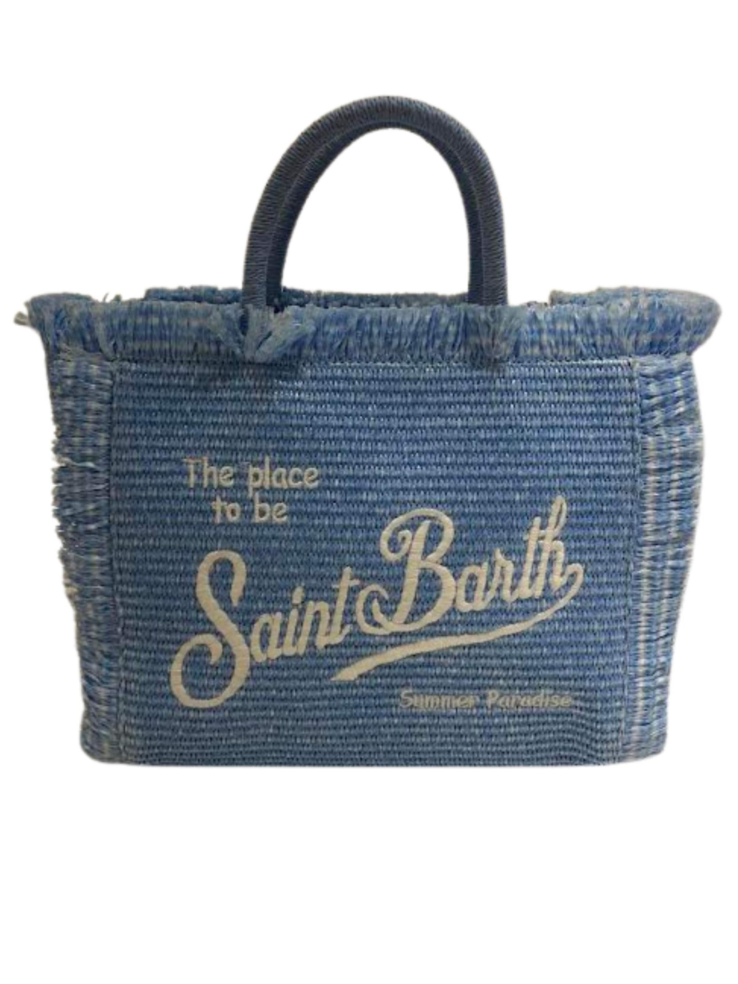 MC2 Saint Barth Schoudertas in Blauw: voorkant