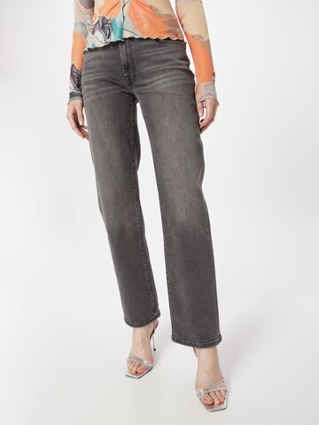 7 for all mankind Regular Jeans 'ELLIE' in Zwart: voorkant