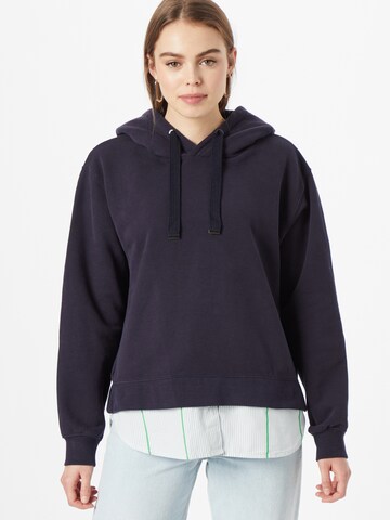 s.Oliver Sweatshirt in Blauw: voorkant