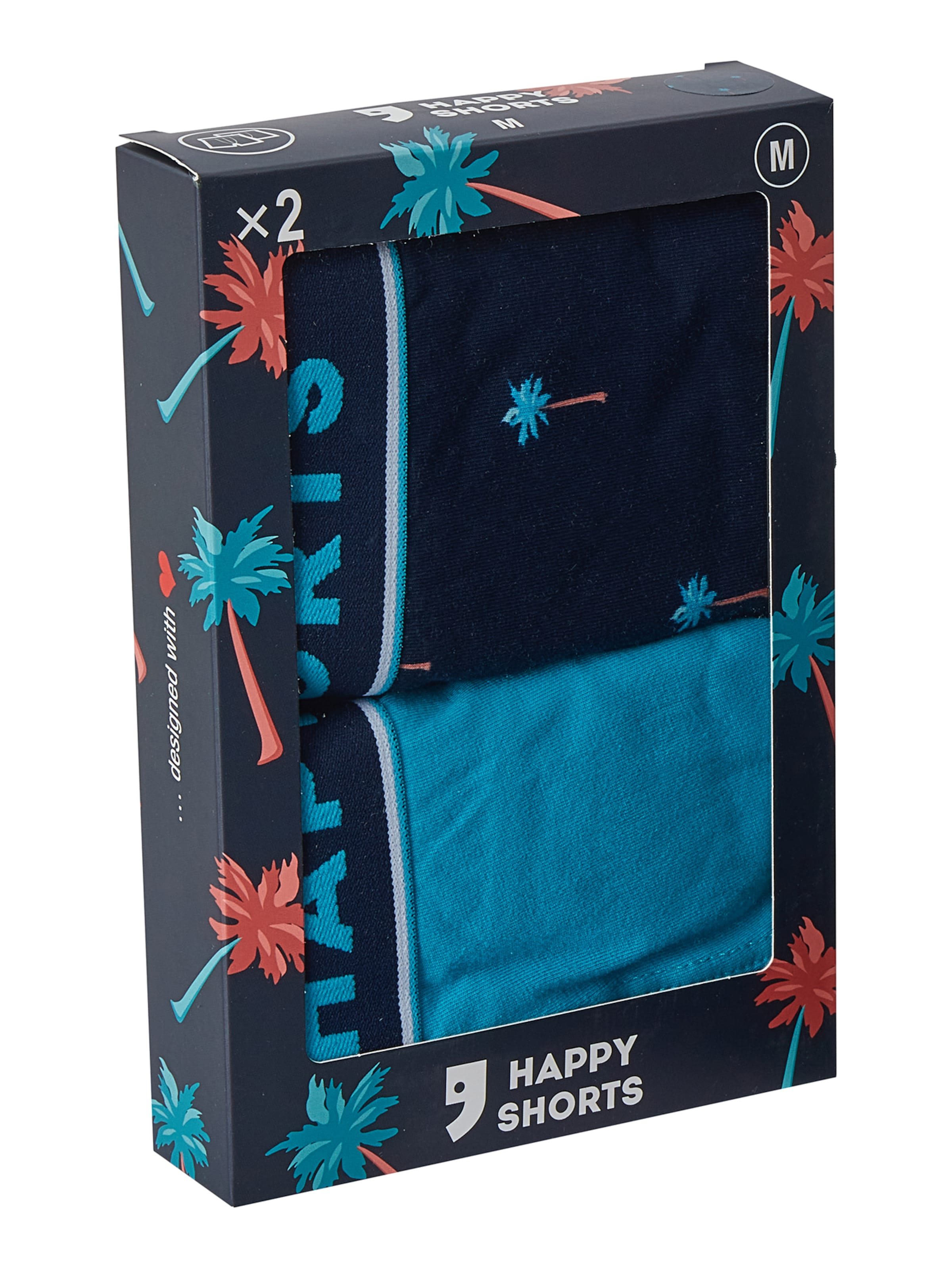 Happy Shorts - Boxers ' Geo ' em mistura de cores