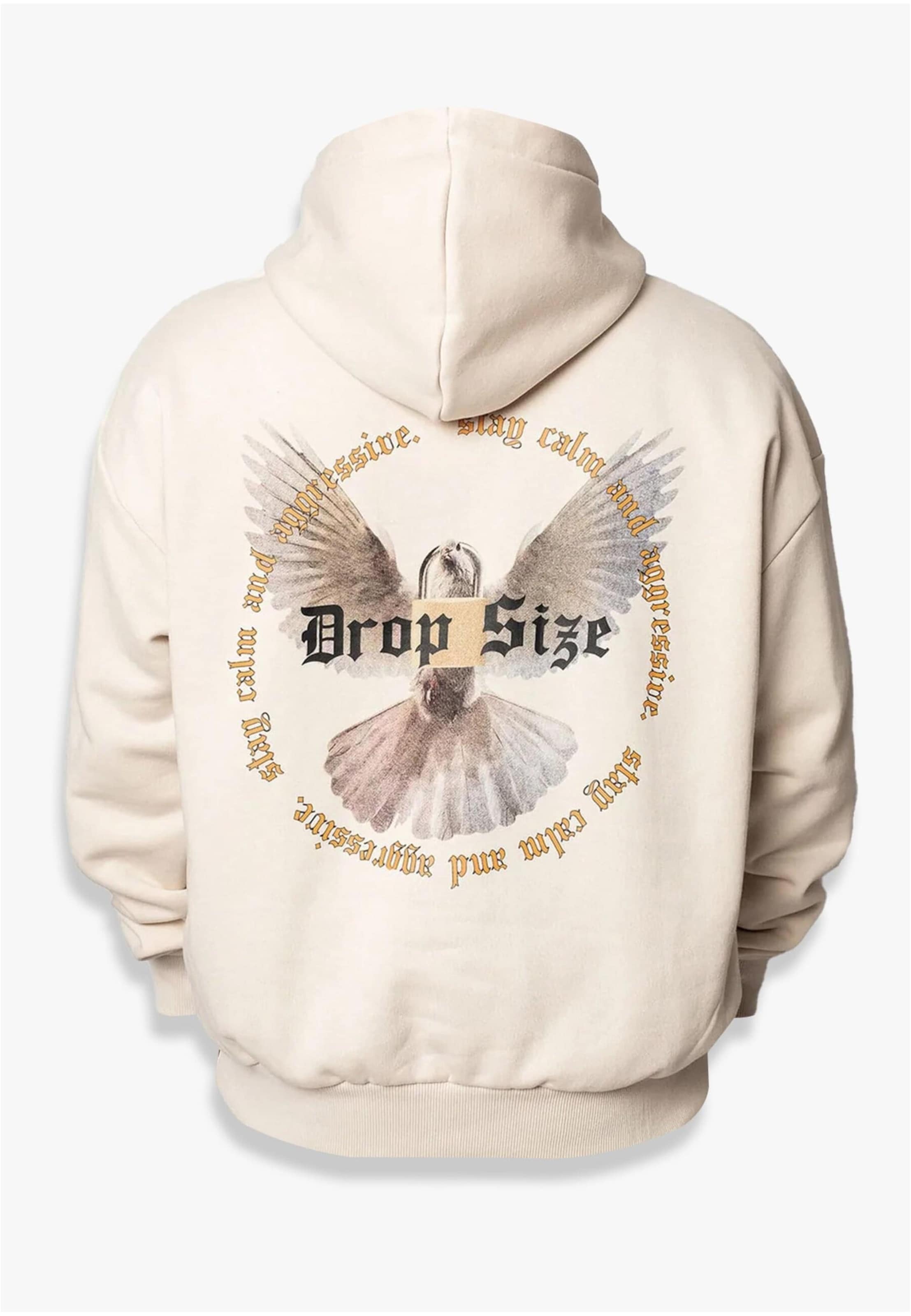 Dropsize Sweatshirt in Beige: Vorderseite