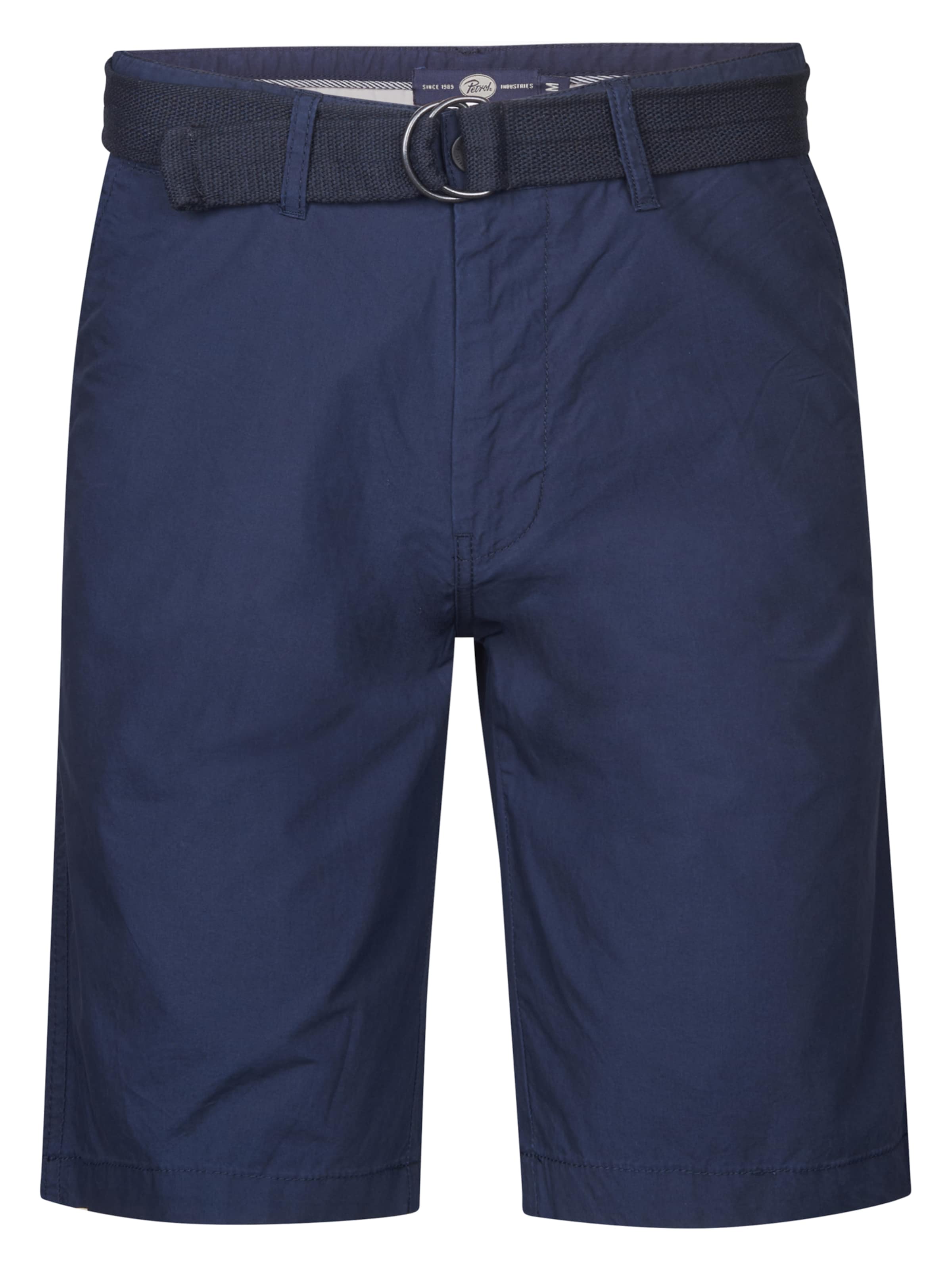 Petrol Industries Regular Панталон Chino &#x27;Tropico&#x27; в синьо: отпред