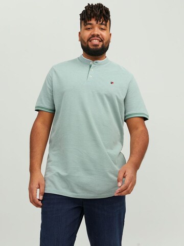 Jack & Jones Plus Poloshirt 'Win' in Blau: predná strana