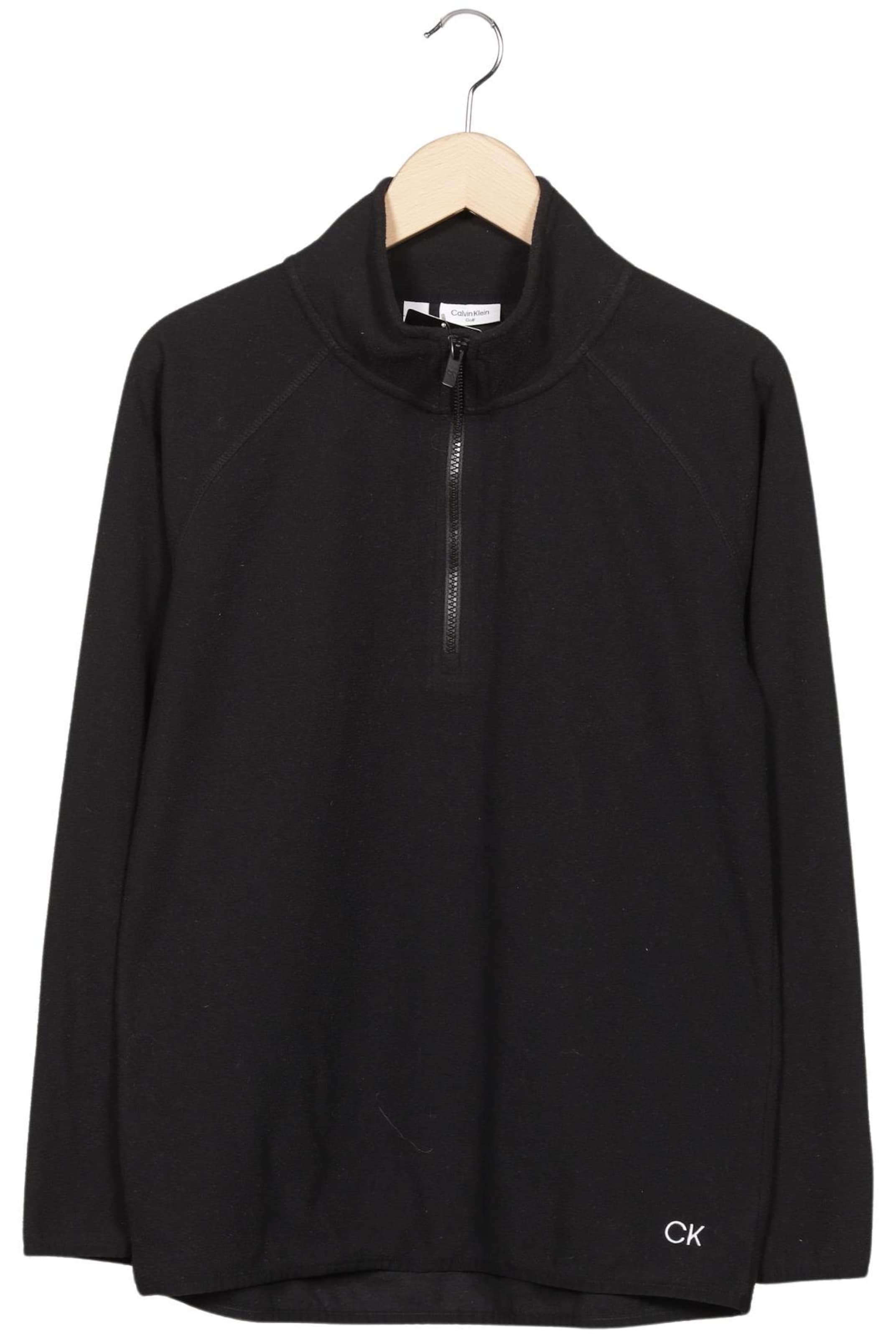 Calvin Klein Sweatshirt & Zip-Up Hoodie in XL in Black: front