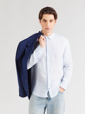 OLYMP Regular fit Button Up Shirt in Blue: front