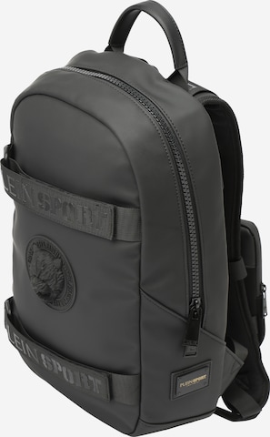 Plein Sport Backpack 'ALPHA' in Black: front