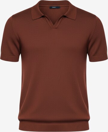 Ombre Shirt in Rood: voorkant