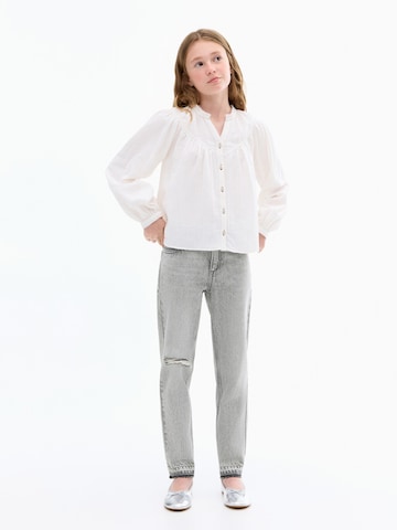 MANGO KIDS Tapered Jeans in Grijs