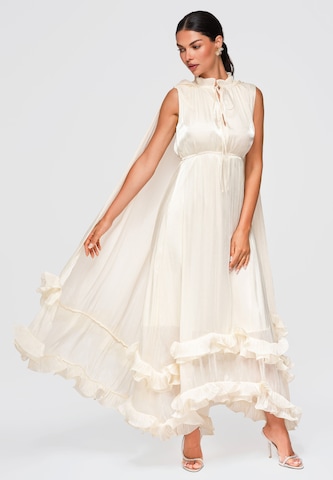 Robe de soirée Ombre en beige