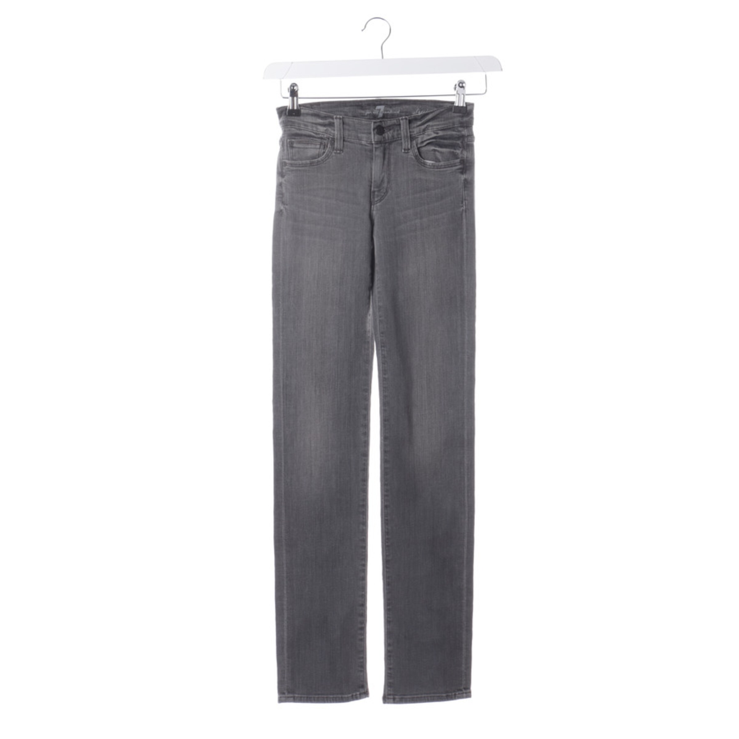 7 for all mankind Jeans 24 in Grau: Vorderseite