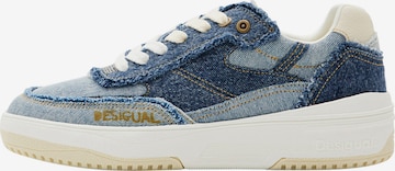 Desigual Låg sneaker i blå: framsida