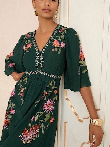 love & roses - Vestido en verde