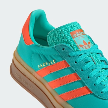 ADIDAS ORIGINALS - Sapatilhas baixas 'Gazelle Bold' em verde