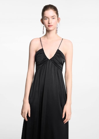 MANGO TEEN Kleid in Schwarz: predná strana