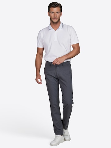 PIERRE CARDIN Tapered Chino 'Calais' in Grijs