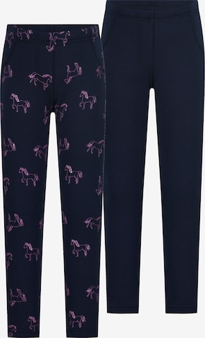 SALT AND PEPPER Slimfit Leggings 'Thermo' in Blau: predná strana