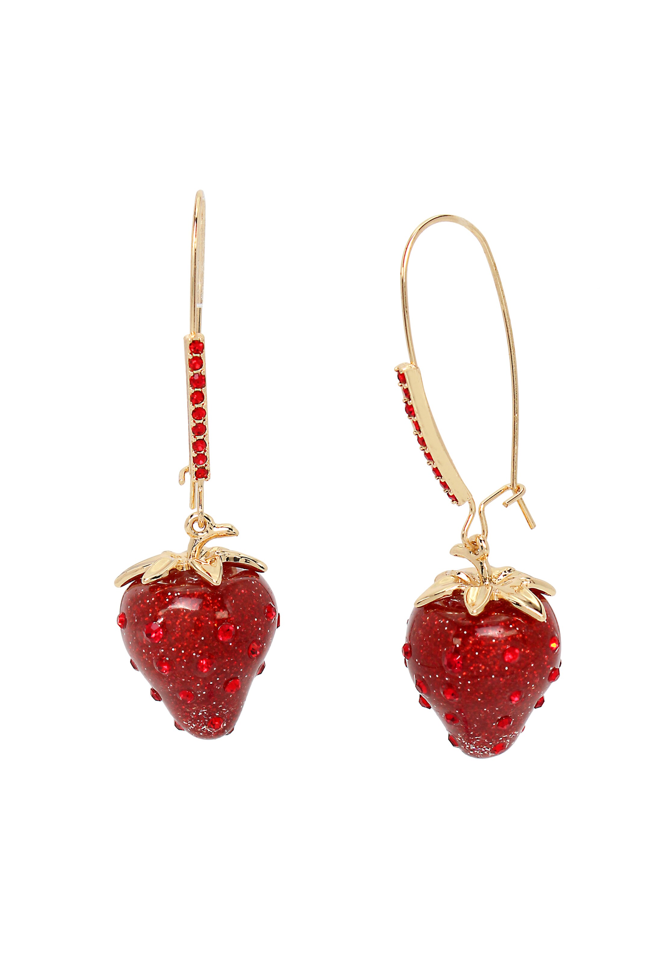 Betsey Johnson Oorbellen in Rood