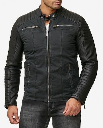 Redbridge Between-Season Jacket 'llinois - Alton' in Black: front